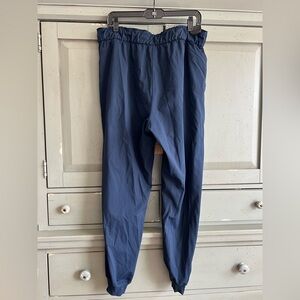 Lululemon Athletica Blue Track Pants with Elastic Waistband